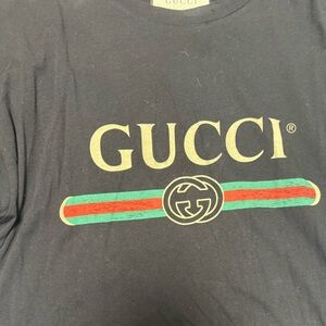gucci distressed tshirt